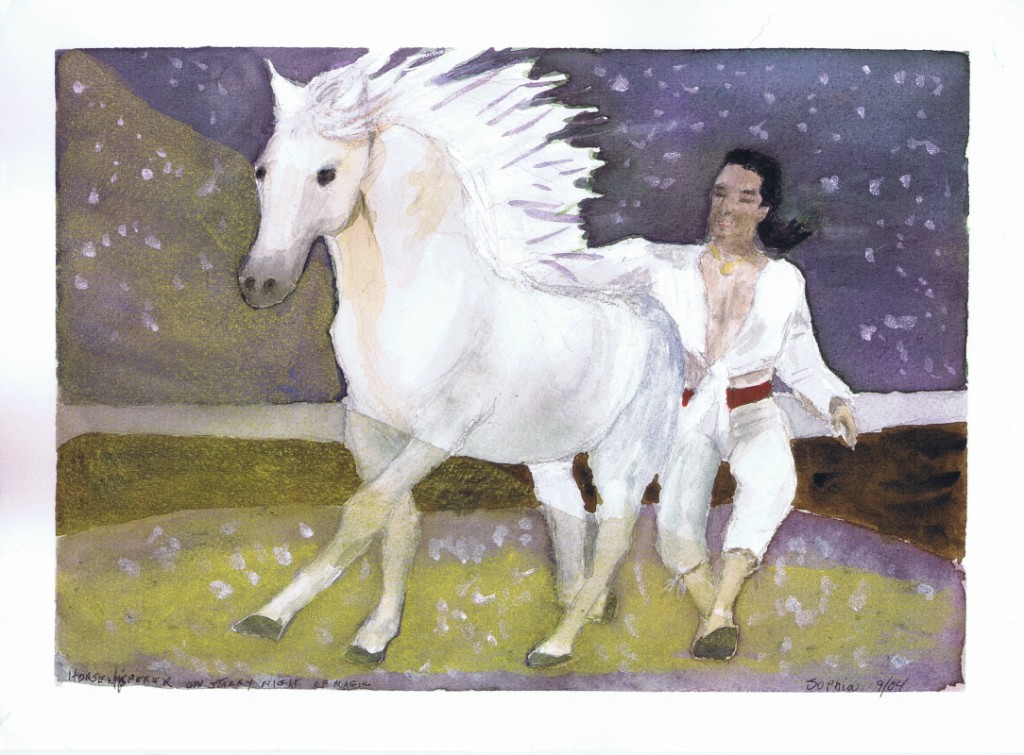 Horse Whisperer on Starry Night 09 2004 Sophia Ehrlich