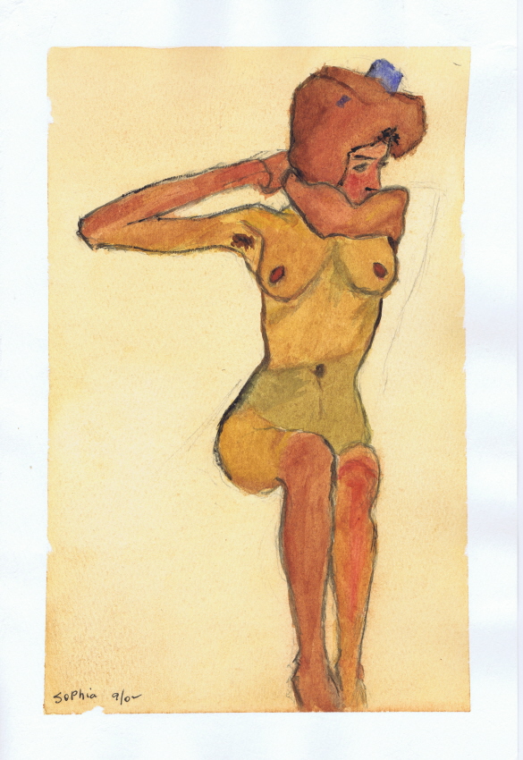Nude Study 09 2002 Sophia Ehrlich