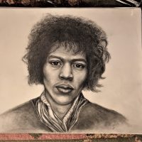 Jimi Hendrix by Lahle and Elizabeth Wolfe
