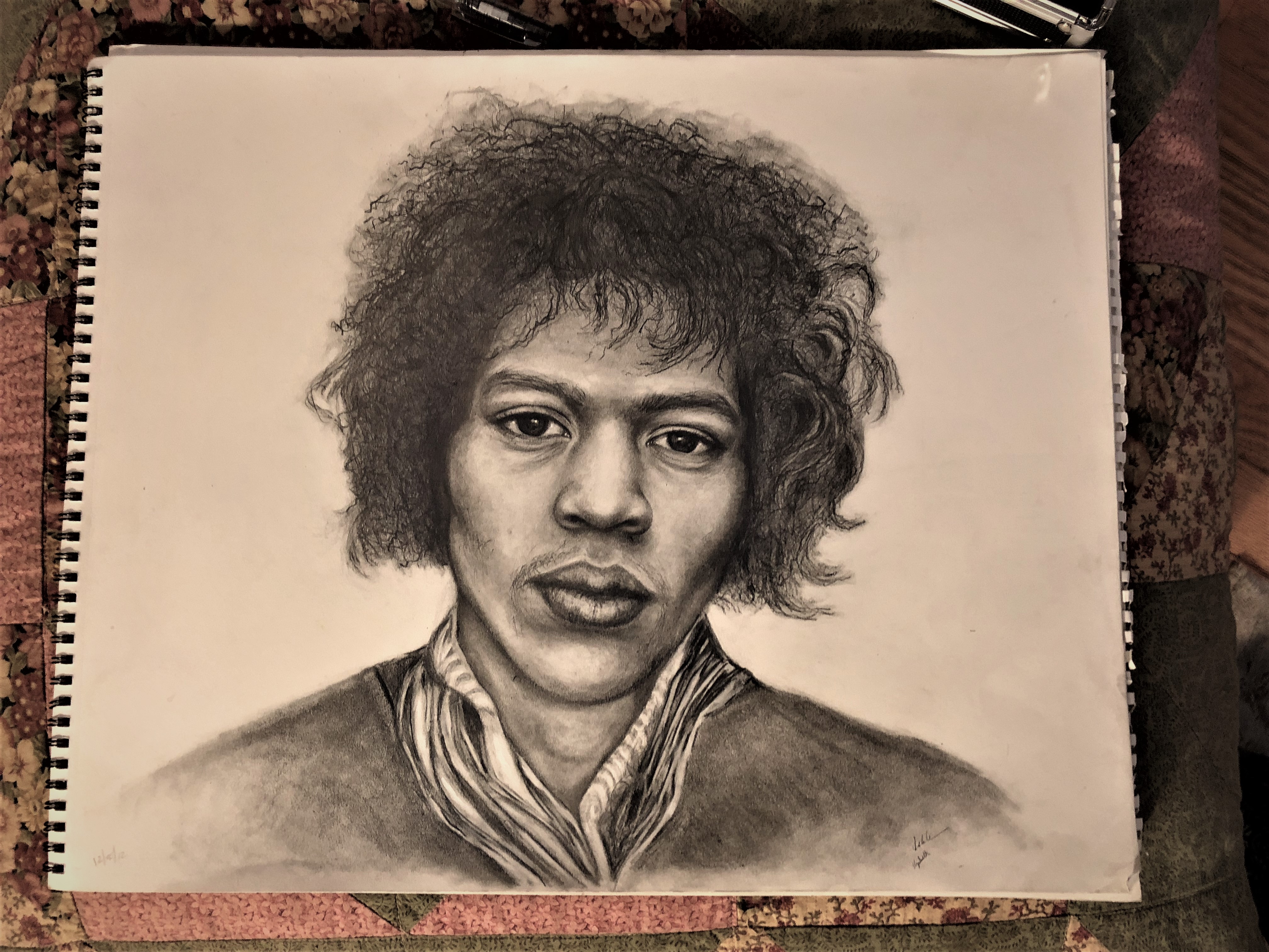 Jimi Hendrix by Lahle and Elizabeth Wolfe